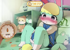 Page 16 of Kawaii Usagi Shiri Jikan Teishi - preview thumbnail