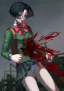 Page 3 of Yuzuriha Nekoi stabbed in the belly - preview thumbnail