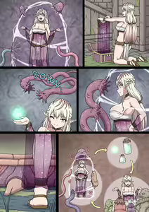 Page 85 of Yuwaku Kyonyuu Onna Elf ha Sakunyuu Monster no Esa ni sare～Jiman no Kyonyuu wo H ni Kaizou sare Sakunyuu Jigoku ni Otosareru Karada～ - preview thumbnail