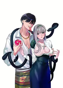 Tsumi o Okashita Shudo Onna wa Orochi no Mamono ni Zange Suru Negi Manju | Sinful Nun Pays Penitence To The Serpent — hentai manga cover on Fhentai