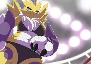 RENAX Dominated By Female Renamon — hentai manga cover on Fhentai