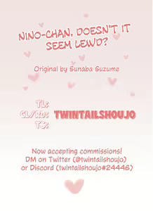 Page 12 of Ecchi na Funiki Dashite nai? | Nino-chan, Doesn't It Seem Lewd? (decensored) - preview thumbnail