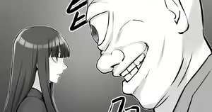Maegami Pattsun Kurokami Long no Onnanoko ga Youkai o Taiji suru Ohanashi — hentai manga cover on Fhentai