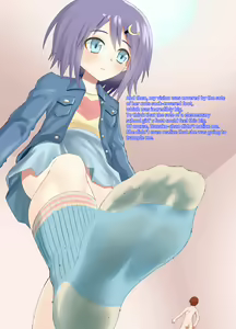 Page 16 of Chiisaku Natte Onnanoko ni Fumareru CG-shuu | A CG collection of getting smaller and being stepped on by a girl - preview thumbnail