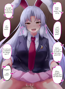 Page 8 of Eirin ni Cosplay Kijoui o Onegai Suru Hanashi | A story about asking Eirin to have cosplay sex in cowgirl position - preview thumbnail