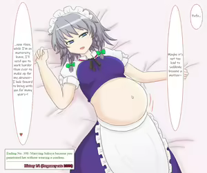 Page 25 of Sakuya-san ni Fudeoroshi de Tanetsuke | Impregnating Sakuya-san the first time you mated. - preview thumbnail