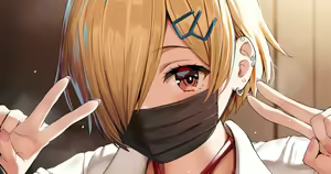 Kinpatsu Gal no Mask de Zuri Haishin — hentai manga cover on Fhentai