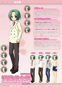 Page 90 of Tenshin Ranman Official Visual Fanbook shinsouhan - preview thumbnail