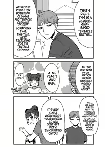 Page 5 of Shokushu Fuuzoku Seisou Baito | Job: Cleaner at at Tentacle Brothel - preview thumbnail
