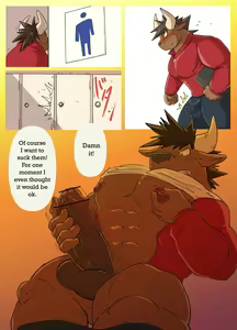 Page 9 of Muscular Bull Teacher & Chubby Tiger Student 1 - preview thumbnail