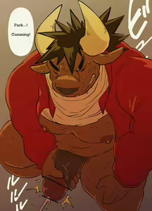 Page 10 of Muscular Bull Teacher & Chubby Tiger Student 1 - preview thumbnail
