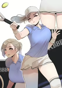 Page 14 of It's Normal for us to Have Sex if You Lose Right? Tennis edition - preview thumbnail