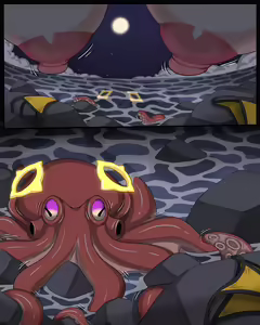 Page 3 of Transformed Octopus Queen - preview thumbnail