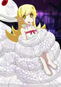 Page 3 of Oshino Shinobu as a prey - preview thumbnail