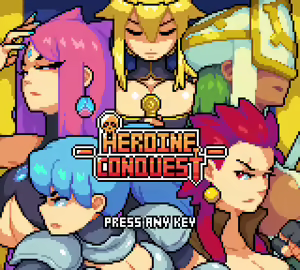 Heroine Conquest - hentai manga cover image