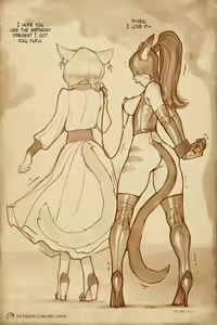 Page 1020 of Furry - Miqo'te Collection - preview thumbnail