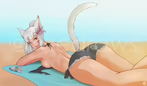 Page 234 of Furry - Miqo'te Collection - preview thumbnail