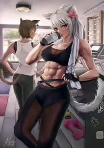 Page 324 of Furry - Miqo'te Collection - preview thumbnail