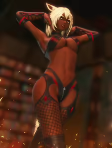 Page 128 of Furry - Miqo'te Collection - preview thumbnail