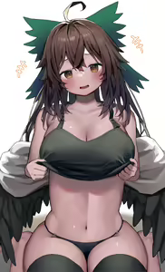 Okuu-chan no Oppai Misete Moratta — hentai manga cover on Fhentai