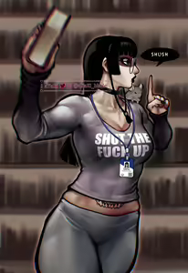 Page 23 of Sylense - Goth Librarian - preview thumbnail