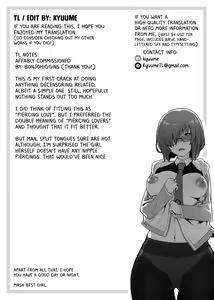 Page 20 of Sashi Ai - Piasu Joshi no Mitashi-kata | Piercing Lovers - How to fill the Heart of a Piercing Loving Girl (decensored) - preview thumbnail