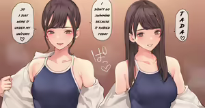 Sukumizu de Oboreru | Drowning in School Swimsuits — hentai manga cover on Fhentai