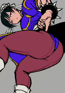 Chun-Li VS Ken Masters #1-2 — hentai manga cover on Fhentai