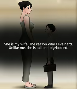 Page 61 of Being a slave of low-educated big ass wife-1 - preview thumbnail