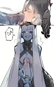 Page 8 of Zero Two and Zero One x Hiro futa - preview thumbnail