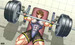 Page 27 of mighty cosplay muscle girl - preview thumbnail