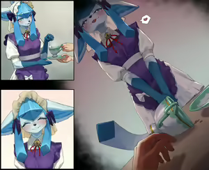 Maid Glaceon comic — hentai manga cover on Fhentai