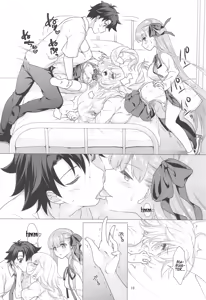 Page 17 of CHALDEA GIRLS COLLECTION Jeanne & Marie Motto Seifuku H Shimakuru Hon - preview thumbnail
