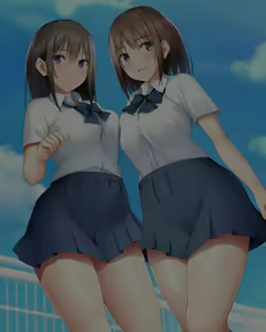 Page 316 of Suieibu no Seisokei Osananajimi to Honnou Mukidashi no Nakadashi Onedari Icha Love Sex! ~Futari no Osananajimi ga Ore no Chinpo o Neratte Yuuwaku Battle~ - preview thumbnail