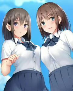Page 319 of Suieibu no Seisokei Osananajimi to Honnou Mukidashi no Nakadashi Onedari Icha Love Sex! ~Futari no Osananajimi ga Ore no Chinpo o Neratte Yuuwaku Battle~ - preview thumbnail