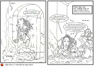 Page 4 of Lidda - Halfling Rogue - preview thumbnail