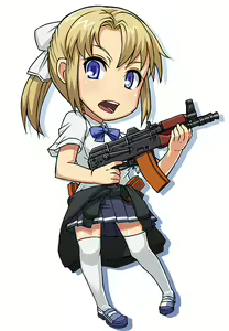 Page 15 of Blonde-chan: High School Warfare!! - preview thumbnail