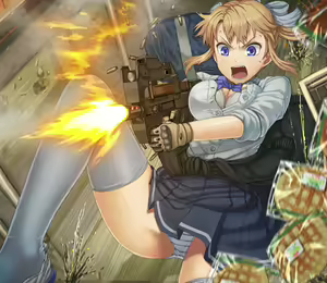 Page 16 of Blonde-chan: High School Warfare!! - preview thumbnail