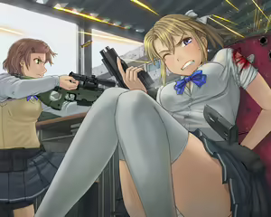 Page 3 of Blonde-chan: High School Warfare!! - preview thumbnail