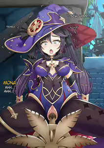 Page 19 of Mona Bofuu no Mushroom Jii | Mona's Philanemo Mushroom Masturbation (decensored) - preview thumbnail