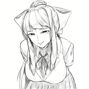 Page 428 of Doki Doki Literature Club Collection - preview thumbnail