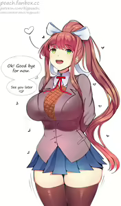 Page 1100 of Doki Doki Literature Club Collection - preview thumbnail