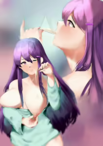 Page 1242 of Doki Doki Literature Club Collection - preview thumbnail