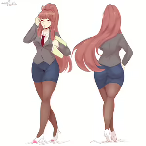 Page 1285 of Doki Doki Literature Club Collection - preview thumbnail