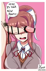 Page 844 of Doki Doki Literature Club Collection - preview thumbnail