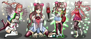 Page 32 of Doki Doki Literature Club Collection - preview thumbnail