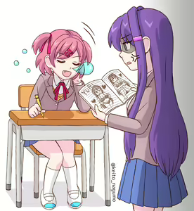 Page 1229 of Doki Doki Literature Club Collection - preview thumbnail