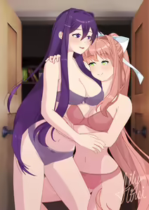 Page 1457 of Doki Doki Literature Club Collection - preview thumbnail