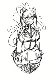 Page 555 of Doki Doki Literature Club Collection - preview thumbnail