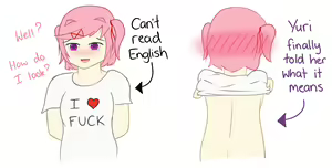 Page 1248 of Doki Doki Literature Club Collection - preview thumbnail